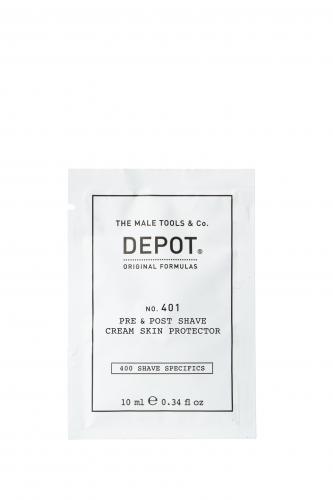 Depot No. 401 Pre&Post Shave Cream Skin Protector 10ml Sachet