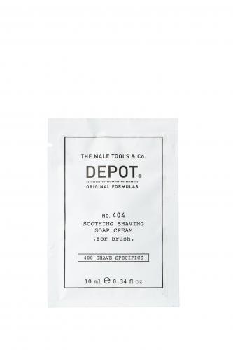 Depot No. 404 Soothing Shaving Soap Cream For Brush 10ml Sachet